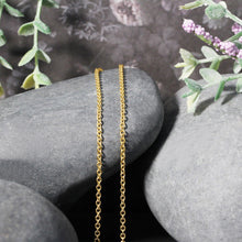 Load image into Gallery viewer, 14k Yellow Gold Round Cable Link Chain 1.9mm
