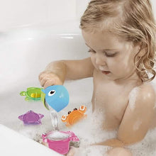 Load image into Gallery viewer, Baby Bath Toys DIY Marble Race Run Assembling Track
