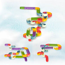Load image into Gallery viewer, Baby Bath Toys DIY Marble Race Run Assembling Track
