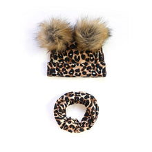 Load image into Gallery viewer, Baby Cotton Hat  Autumn Winter Children Scarf Hat Sets  Bowknot Ear Baby Girl Boy Warm Beanies Cap Neck Warmer Scarf Fleece Balaclava Hood Ski Mask Cold Weather Face Mask Neck Warmer Winter Nose Warmer
