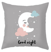 Load image into Gallery viewer, Baby Cushion Whale Print Kids Decoration Cute Rabbit Bear Eyelashes Love Decorative Bunny Pillow Case Cute Animal Little White Rabbits Pillows For Home  45x45CM
