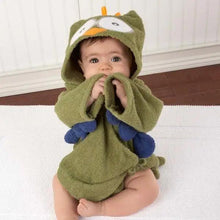 Load image into Gallery viewer, Baby Cute Mini Cartoon Bathrobes Soft Comfortable Bathrobe Warm Bath Towel For Babies Infants Beach Indoor Towel Durable Blankets
