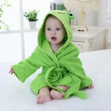Load image into Gallery viewer, Baby Cute Mini Cartoon Bathrobes Soft Comfortable Bathrobe Warm Bath Towel For Babies Infants Beach Indoor Towel Durable Blankets
