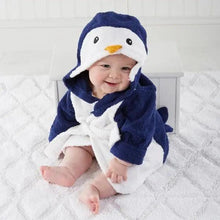Load image into Gallery viewer, Baby Cute Mini Cartoon Bathrobes Soft Comfortable Bathrobe Warm Bath Towel For Babies Infants Beach Indoor Towel Durable Blankets

