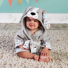 Load image into Gallery viewer, Baby Cute Mini Cartoon Bathrobes Soft Comfortable Bathrobe Warm Bath Towel For Babies Infants Beach Indoor Towel Durable Blankets
