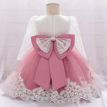 Load image into Gallery viewer, Baby Girls' Basic Christening Floral Dress
