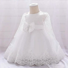 Load image into Gallery viewer, Baby Girls' Basic Christening Floral Dress
