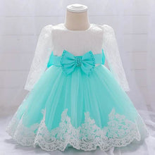 Load image into Gallery viewer, Baby Girls' Basic Christening Floral Dress
