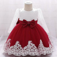 Load image into Gallery viewer, Baby Girls' Basic Christening Floral Dress
