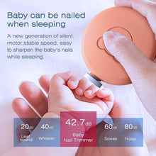 Load image into Gallery viewer, Baby Nail Clippers Baby Safe Electric Trimmer Nail File Kit
