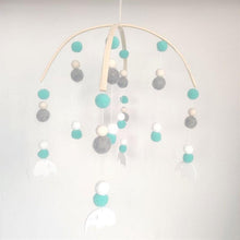 Load image into Gallery viewer, Baby Nordic Wooden Beads Wind Chimes with Wool Balls Nursery Mobile Crib Bed Bell Baby Bedroom Ceiling Wooden Beads Wind Chime Hanging Newborn Baby Bed Hanging Wind-bell Crib Tent Kids Room Decorations Ornaments
