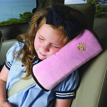 Load image into Gallery viewer, Baby Pillow Car Safety Belt &amp; Seat Sleep Positioner Seat Belt Cover for Kids Toddler Travel Seatbelt Pillow for Booster Seat in Car Baby Car Seat Head Neck Shoulder Support Protect Shoulder Pad Adjust Vehicle Seat Cushion for Childs Kids Playpens
