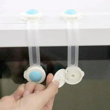 Load image into Gallery viewer, Baby Safety Lock Children Cabinet Drawer Door Fridge Blockers Plastic Lock For Kids Safety Protection Cover

