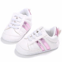 Load image into Gallery viewer, Baby Shoes Classical Sport Soft Sole PU Leather Multi-Color Crib Baby Moccasins Casual Sneakers
