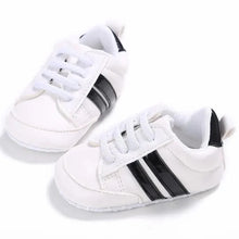 Load image into Gallery viewer, Baby Shoes Classical Sport Soft Sole PU Leather Multi-Color Crib Baby Moccasins Casual Sneakers
