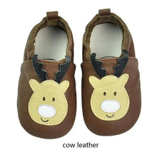 Load image into Gallery viewer, Baby Shoes Leather Newborn Booties For Babies Baby Infant Toddler Moccasins Shoes
