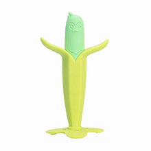 Load image into Gallery viewer, Baby Teether Toys Toddle Safe Banana Teething Ring Silicone Chew Dental Care Toothbrush Nursing Beads Gift For Infant
