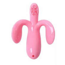 Load image into Gallery viewer, Baby Teether Toys Toddle Safe Banana Teething Ring Silicone Chew Dental Care Toothbrush Nursing Beads Gift For Infant
