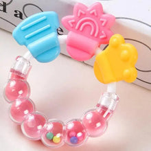 Load image into Gallery viewer, Baby Teether Toys Toddle Safe Banana Teething Ring Silicone Chew Dental Care Toothbrush Nursing Beads Gift For Infant
