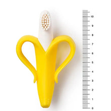 Load image into Gallery viewer, Baby Teether Toys Toddle Safe Banana Teething Ring Silicone Chew Dental Care Toothbrush Nursing Beads Gift For Infant
