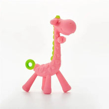 Load image into Gallery viewer, Baby Teether Toys Toddle Safe Banana Teething Ring Silicone Chew Dental Care Toothbrush Nursing Beads Gift For Infant

