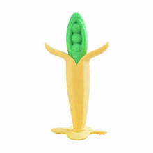 Load image into Gallery viewer, Baby Teether Toys Toddle Safe Banana Teething Ring Silicone Chew Dental Care Toothbrush Nursing Beads Gift For Infant
