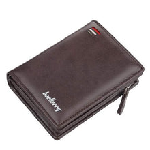 Load image into Gallery viewer, Baellerry Men's Zipper Short Fashion Wallet
