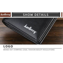 Load image into Gallery viewer, Baellerry Men's Zipper Short Fashion Wallet
