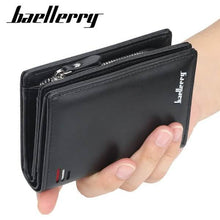 Load image into Gallery viewer, Baellerry Men's Zipper Short Fashion Wallet
