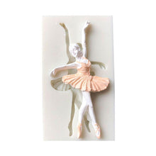 Load image into Gallery viewer, Ballet Girl Dancer Silicone Mold Fondant Chocolate Cake Stencil Decorating Tool Ballet Girl Silicone Mold For Ballerina Dance Lovers Fondant Candy Making Chocolate Molds Lollipop Desserts Ice Cube Gum Clay Soap Biscuit Cupcake Topper Cake
