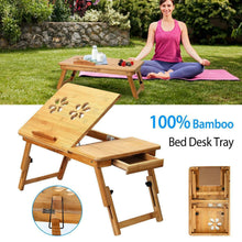 Load image into Gallery viewer, Bamboo Breakfast Serving Laptop Desk
