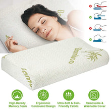 Load image into Gallery viewer, Bamboo Memory Foam Sleep Pillow
