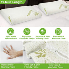 Load image into Gallery viewer, Bamboo Memory Foam Sleep Pillow
