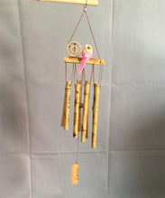 Load image into Gallery viewer, Bamboo Wind Chimes Pendant Balcony Outdoor Yard Garden Home Handmade Craft Wind Chimes With Rotating Hook Outdoor Decor Wind Chimes for Garden Patio Yard Home Antique Tubes Bell Handmade Wind Chime Wall Hanging Crafts Gift
