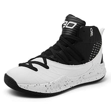 Load image into Gallery viewer, Basketball Black White Ankle Boots Mens Shoes Cushioning White Training Breathable Outdoor High Quality Sports Mens Sneakers Non Slip Outdoor Sneakers Cushioning Workout Sport Design
