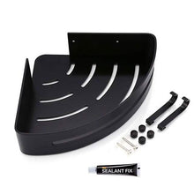 Load image into Gallery viewer, Bathroom Shelf Space Aluminum Wall Mount Triangle Shower Corner Storage Rack

