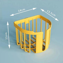 Load image into Gallery viewer, Bathroom Toilet Paper Holder Punch-free Waterproof Storage Box Toilet Paper Storage Rack Paper Towel Kitchen Storage Accessories Waterproof Toilet Paper Holder Wall Mounted Punch Free Paper Dispenser Transparent Storage Box Bathroom Kitchen Supply
