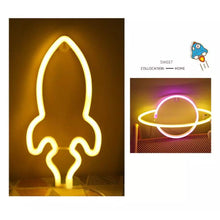 Load image into Gallery viewer, Battery USB LED Neon Light Wall Signs Night Home Decor
