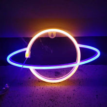 Load image into Gallery viewer, Battery USB LED Neon Light Wall Signs Night Home Decor
