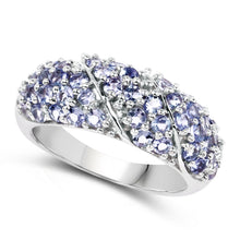Load image into Gallery viewer, 1.48 Carat Genuine Tanzanite .925 Sterling Silver Ring
