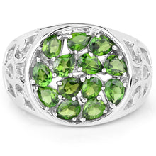 Load image into Gallery viewer, 2.21 Carat Genuine Chrome Diopside .925 Sterling Silver Ring
