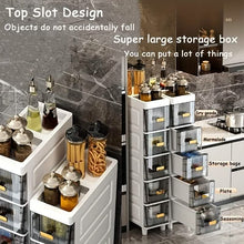 Load image into Gallery viewer, Slimline Multi-Drawer Storage Cabinet – 3, 4, or 6 Layer
