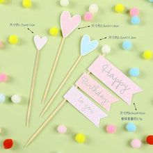 Load image into Gallery viewer, Bear Candle Birthday Cake Props Topper Card Cute Fantasy Cup Dessert Smiley  Love Bear  Table Dress Up Cake Props Party Cake Decor Supplies Toppers Birthday Cupcake Topper Various Cake Decorations for Birthday Party Photo Prop
