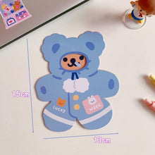 Load image into Gallery viewer, Bear Candle Birthday Cake Props Topper Card Cute Fantasy Cup Dessert Smiley  Love Bear  Table Dress Up Cake Props Party Cake Decor Supplies Toppers Birthday Cupcake Topper Various Cake Decorations for Birthday Party Photo Prop
