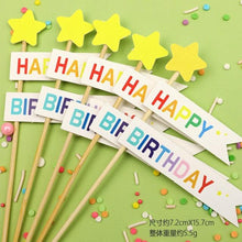 Load image into Gallery viewer, Bear Candle Birthday Cake Props Topper Card Cute Fantasy Cup Dessert Smiley  Love Bear  Table Dress Up Cake Props Party Cake Decor Supplies Toppers Birthday Cupcake Topper Various Cake Decorations for Birthday Party Photo Prop
