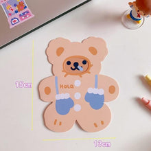 Load image into Gallery viewer, Bear Candle Birthday Cake Props Topper Card Cute Fantasy Cup Dessert Smiley  Love Bear  Table Dress Up Cake Props Party Cake Decor Supplies Toppers Birthday Cupcake Topper Various Cake Decorations for Birthday Party Photo Prop
