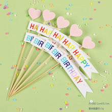 Load image into Gallery viewer, Bear Candle Birthday Cake Props Topper Card Cute Fantasy Cup Dessert Smiley  Love Bear  Table Dress Up Cake Props Party Cake Decor Supplies Toppers Birthday Cupcake Topper Various Cake Decorations for Birthday Party Photo Prop
