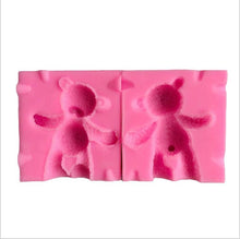 Load image into Gallery viewer, Bear Shape Silicone Mold Cake Baking Decoration Crafts Decoration Chocolate Mold Bear Silicone Mold Baking Molds Chocolate Candy Baking Tool 3D Cake Mold Decoration Baking Tool Mold
