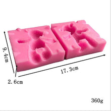 Load image into Gallery viewer, Bear Shape Silicone Mold Cake Baking Decoration Crafts Decoration Chocolate Mold Bear Silicone Mold Baking Molds Chocolate Candy Baking Tool 3D Cake Mold Decoration Baking Tool Mold
