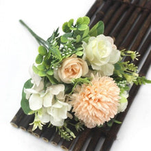 Load image into Gallery viewer, Beautiful Silk Hydrangeas Artificial Wedding Flowers For Bride Hand Silk Blooming Peony Fake Flowers Home Decoration
